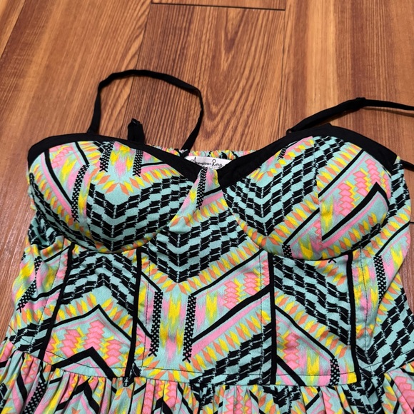 American Rag Colorful Chevron Pattern Dress - Picture 2 of 4